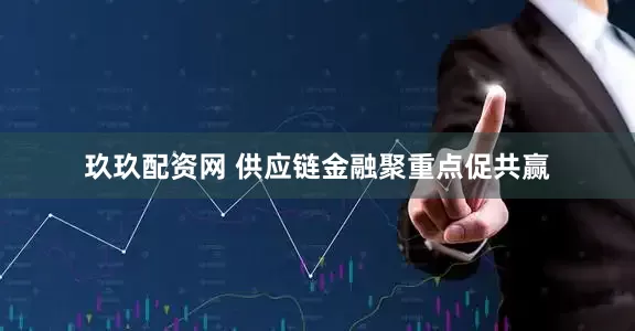 玖玖配资网 供应链金融聚重点促共赢